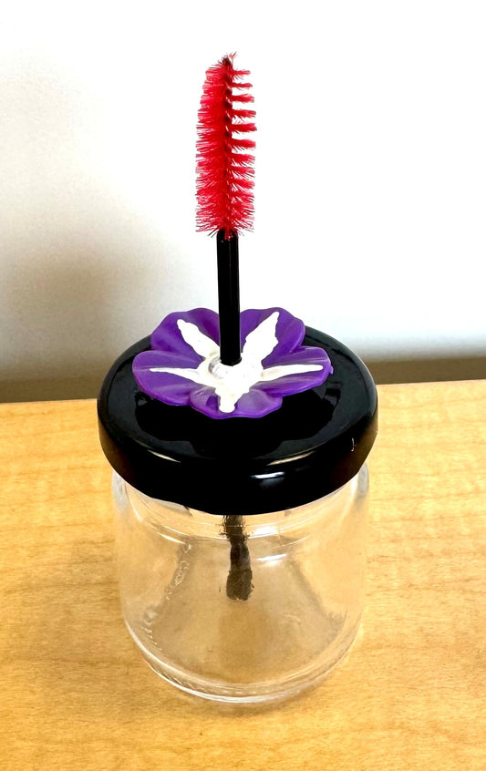 Hand-held Hummingbird Feeder - Purple & White Flower